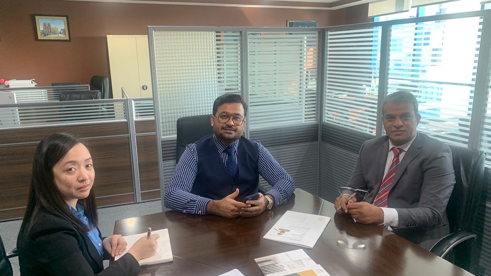Shadab Shaikh at his executive desk